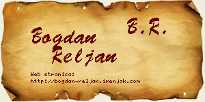 Bogdan Reljan vizit kartica